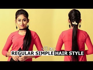 Pony Tail hair style Tricks | Beauty Tips in Tamil