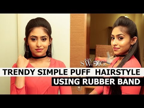 60 நொடியில் Front Puff Hairstyle செய்யும் முறை | Beauty Tips Tamil
