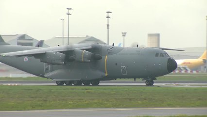 Le premier avion de transport militaire A400-M a atterri à Melsbroek