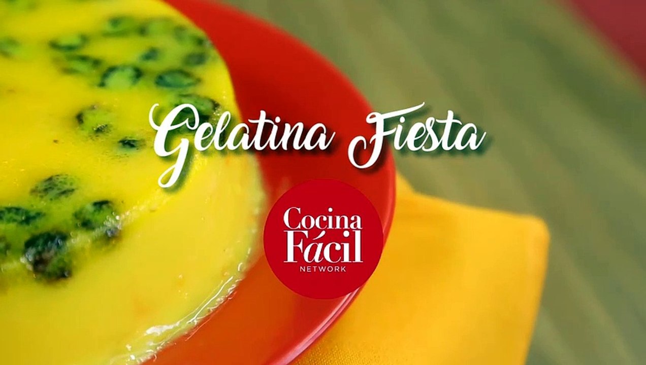 Receta Gelatina Fiesta