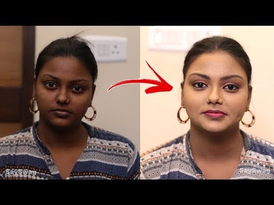 எளிதாக சிவப்பழகு பெறுவது எப்படி ? | Face Whitening Make Over Tamil | Say Swag