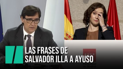 Las frases con las que Illa ha fulminado a Ayuso
