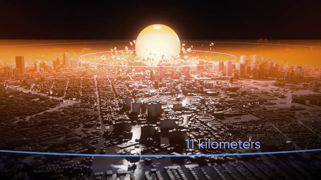 Une simulation d’une explosion nucléaire dans une grande ville de plus de 4 millions d’habitants