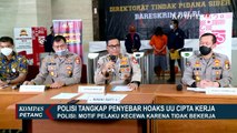 Polisi Tangkap Penyebar Hoaks UU Cipta Kerja, Motif Pelaku Kesal Karena Tidak Bekerja