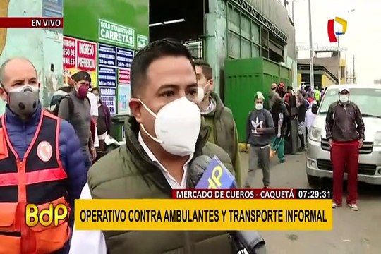 Rímac: autoridades ponen orden en mercado de Caquetá