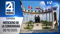 Noticias Ecuador: Noticiero 24 Horas 09/10/2020 ( De la Comunidad)