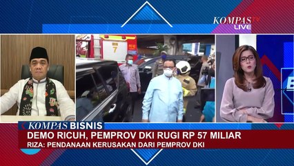 Demo Ricuh, Pemprov DKI Rugi Rp 57 Miliar