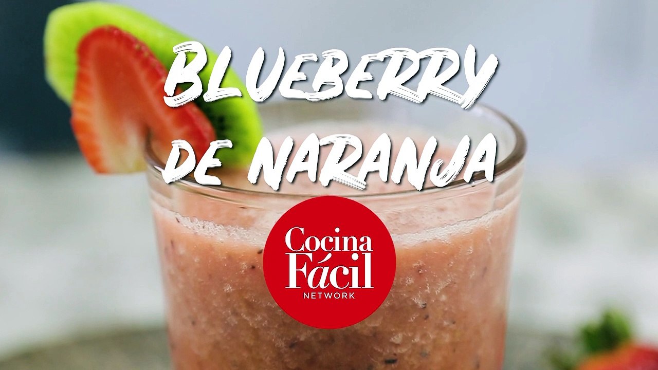 Licuado blueberry de naranja