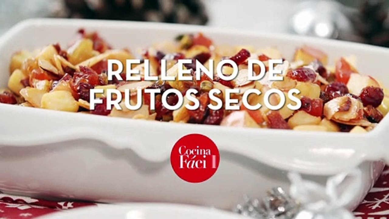 Relleno de frutos secos ¡Receta fácil y rápida!