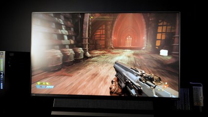 Découverte du Philips Momentum, un écran de gaming de 55 pouces.