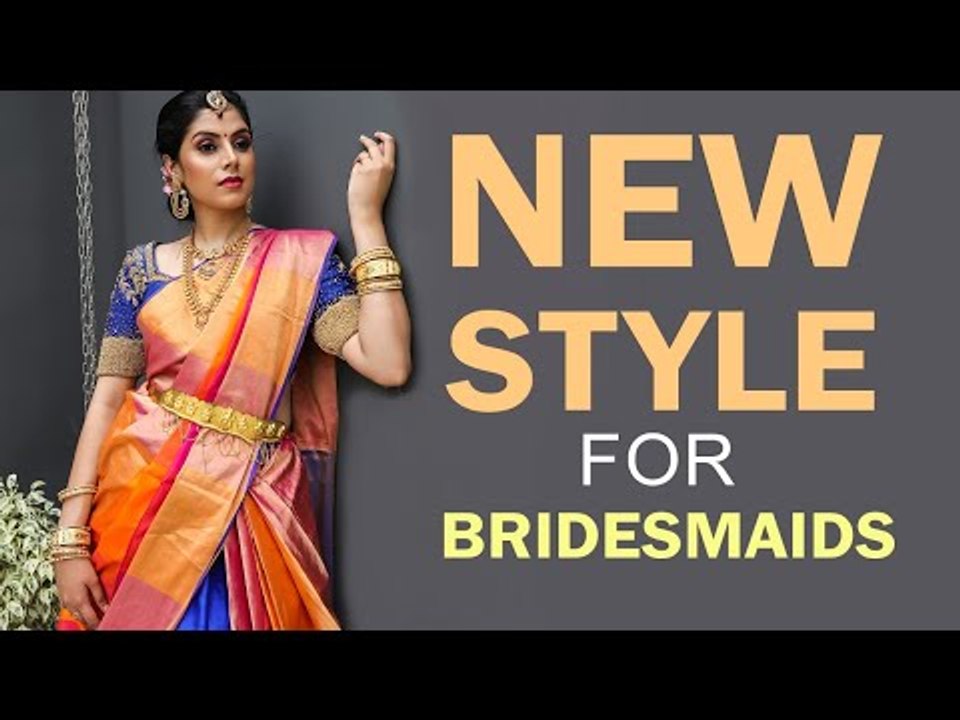 How to drape Pattu Saree in Modern Style! | CanCan Saree | Fusion Trends
