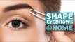 How to shape eyebrows at home | Beginners | Self Shaping