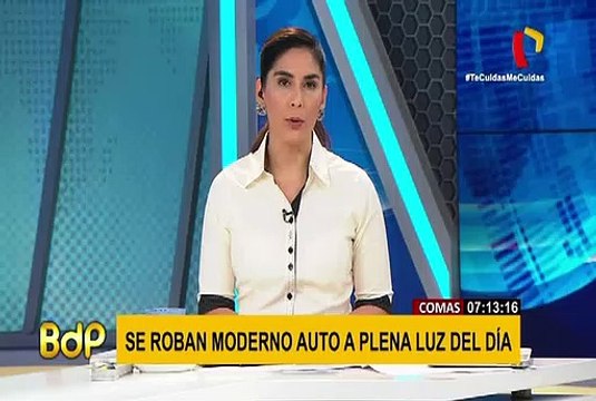 Comas: delincuentes roban autos modernos a plena luz del día
