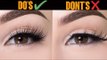 3 Easy hacks for the perfect eye look! | Fake eyelashes | Winged liner | Contact Lens