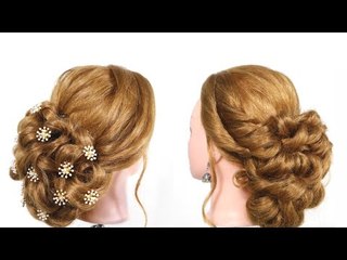 Easy bun hairstlyes for thin hair | wedding and party | Say Swag