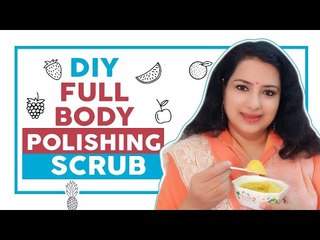 Homemade BODY SCRUB for Glowing, Smooth & Soft SKIN | Vasunthara Series #Vasundharatips