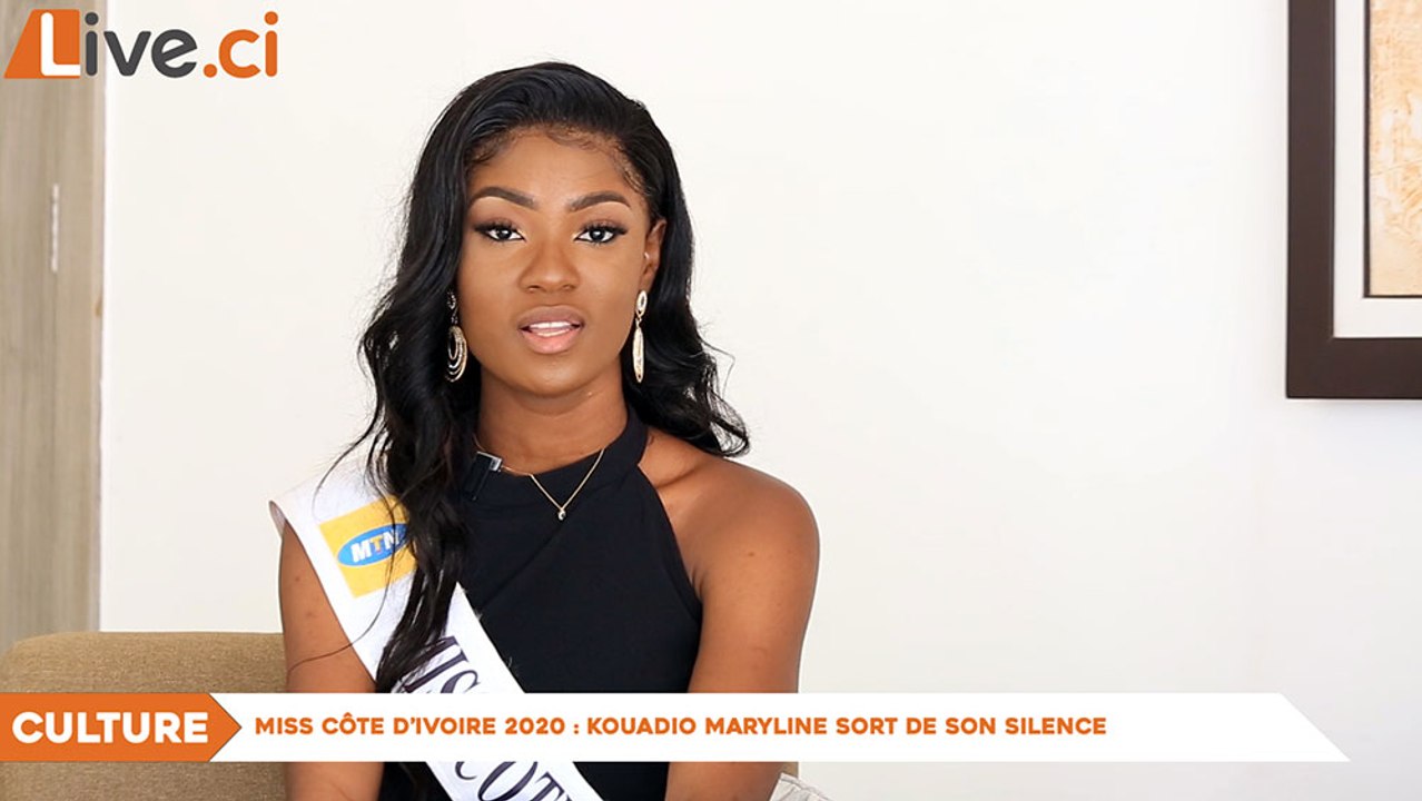 Miss Côte d’Ivoire 2020 : Kouadio Maryline sort de son silence