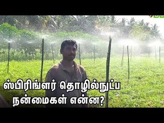 ஸ்பிரிங்ளர் ஏன் தேவை? | Pasumai Vikatan