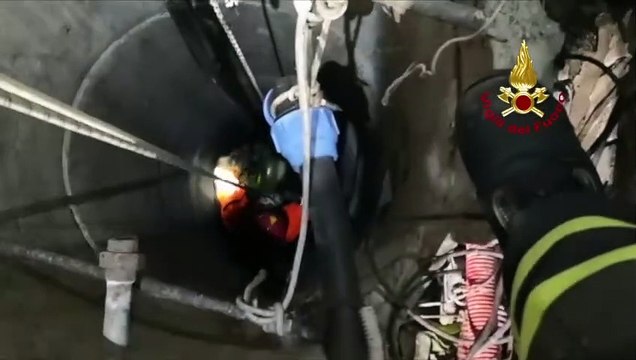 Savignano sul Rubicone (FC) - Salvato un cane caduto all’interno di un pozzo (09.10.20)