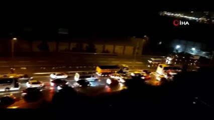 Yağış nedeniyle Bursa-İstanbul yolunda kilometrelerce araç kuyruğu oluştu