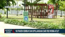 100 Pasien Sembuh Corona Dipulangkan dari RS Wisma Atlet