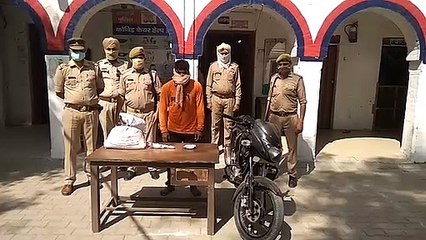 मुठभेड़ में 50,000 का अंतर राज्य बदमाश गिरफ्तार