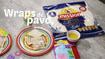 Wraps de pavo un lunch para este regreso a clases