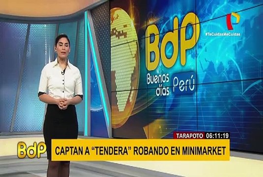 Tarapoto: captan robo de 'tenderos' en minimarket
