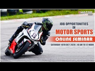 Job opportunities in Motor Sports | Online Seminar | Motor Vikatan