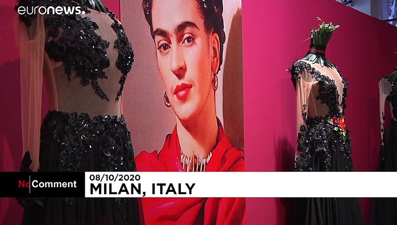 No-Comment-Video: Interaktive Frida-Kahlo-Ausstellung in Mailand