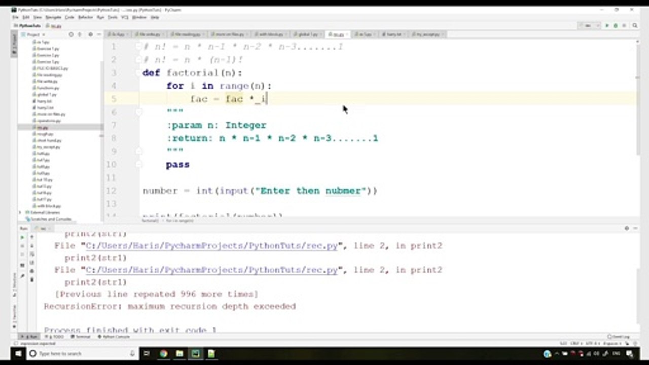 34                      Recursions_ Recursive Vs Iterative Approach _ Python Tutorials For Absolute Beginners In Hindi - 34 ( 1080 X 1080 )