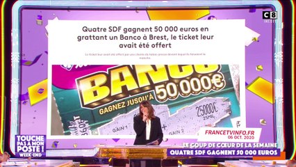 Quatre SDF gagnent 50 000 euros grâce à un ticket du loto !