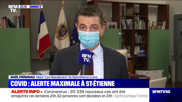 Saint-Étienne: On ne s'est pas mis d'accord sur la fermeture des bars avec la préfète, selon Gaël Perdriau