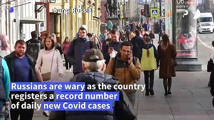 Russia sees record daily virus infections