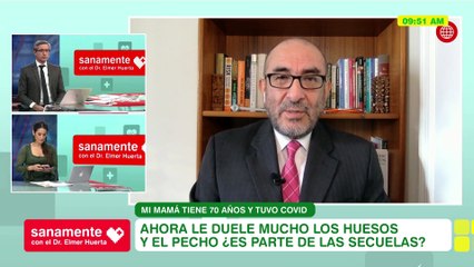 ¿Dolor de huesos y pecho son secuelas del Covid-19? | Sanamente con el Doctor Elmer Huerta (HOY)