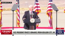 VP Pence holds a Peaceful Protest in Nevada just hours after wiping the floor with Kamala Harris