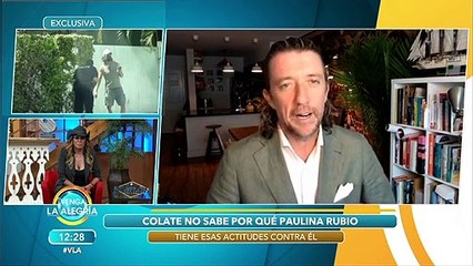 ¡Colate nos dijo EN EXCLUSIVA todo lo que ha sucedido con él y Paulina Rubio! | Venga La Alegría