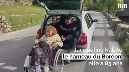 La drôle d'astuce des pompiers pour ramener une habitante du Boréon chez elle