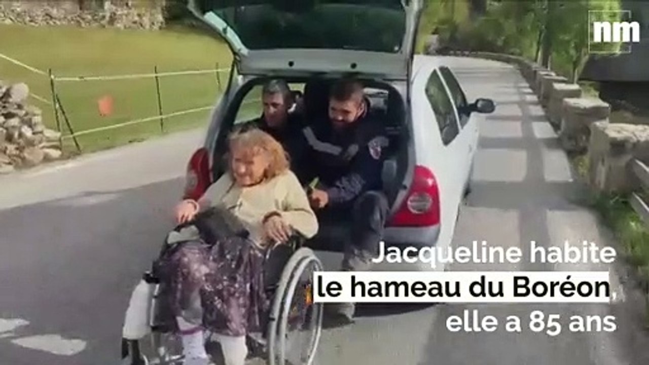 La drôle d'astuce des pompiers pour ramener une habitante du Boréon chez elle