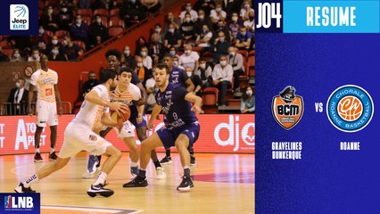 Gravelines-Dunkerque vs Roanne (77-43) - Résumé - 2020/21