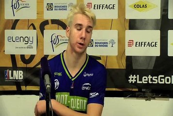 Hugo Besson et Julien Mahé après la défaite de St Quentin à Fos