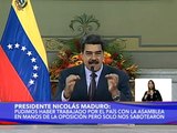 Pdte. Maduro: Pudimos haber trabajado por el país con la AN pero solo nos sabotearon