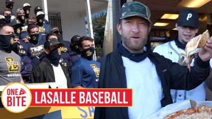 Barstool Pizza Review - Explorers Den (Philadelphia, PA) With The LaSalle Baseball Team