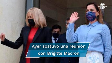 Beatriz Gutiérrez Müller visita ahora Italia y entrega carta de AMLO