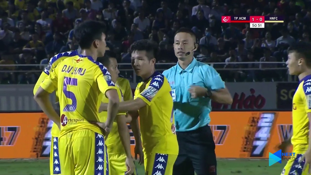 Hà Nội FC - CLB TP. HCM - Thẻ đỏ, đổ m.á.u và tranh cãi căng thẳng không hồi kết - NEXT SPORTS