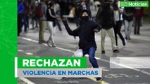 Centrales obreras rechazaron actos violentos en protestas