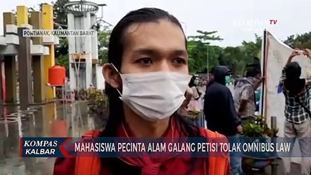 Aliansi Mahasiswa Pecinta Alam se-Pontianak Menolak Omnibus Law