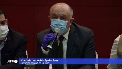 Empresa boliviana distribuirá vacuna y medicamento rusos contra covid-19