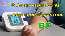 Tips to control High BP | Foods to control BP in Telugu| Acupressure Points for BP control| Health and Beauty