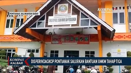 Disperindagkop Pontianak Salurkan Bantuan untuk Puluhan UMKM